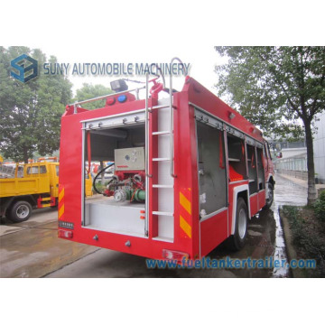 Dongfeng 2axles 4m3 Water Foam Tank Fire Fighting Truck